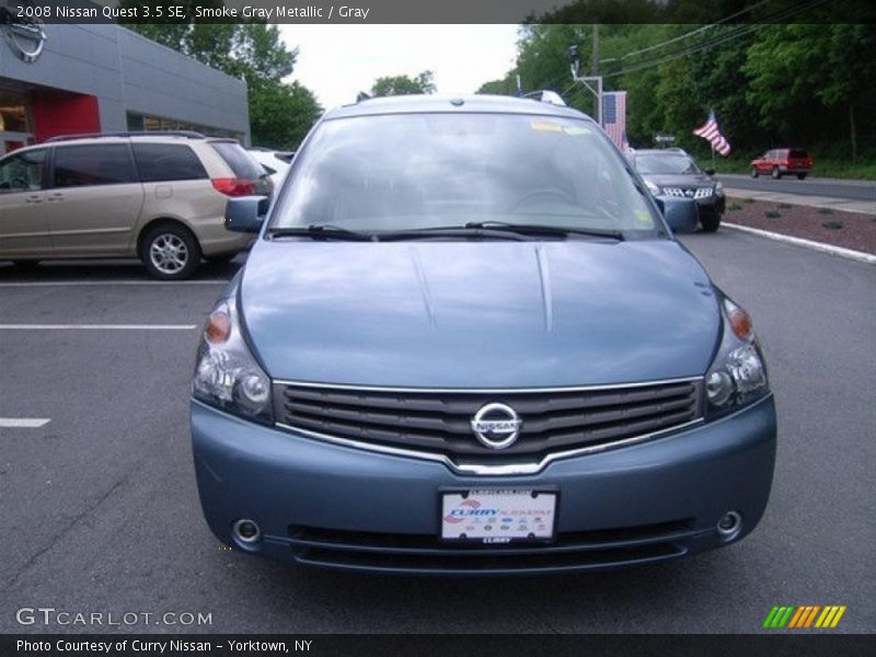 Smoke Gray Metallic / Gray 2008 Nissan Quest 3.5 SE