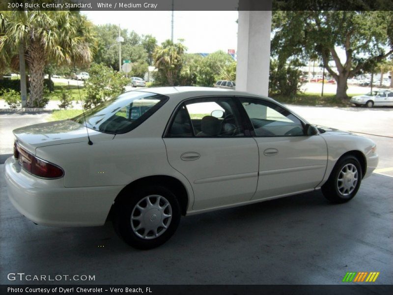 White / Medium Gray 2004 Buick Century Standard