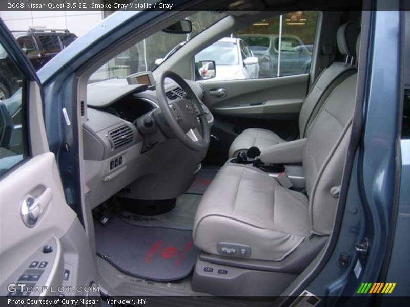 Smoke Gray Metallic / Gray 2008 Nissan Quest 3.5 SE