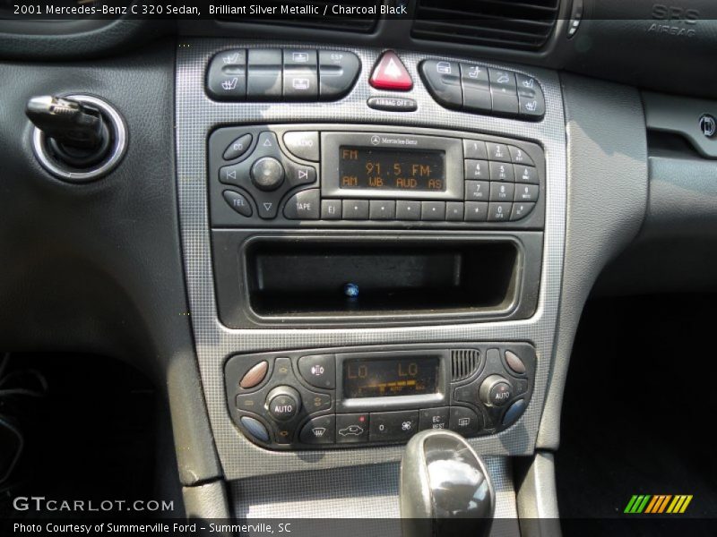 Brilliant Silver Metallic / Charcoal Black 2001 Mercedes-Benz C 320 Sedan