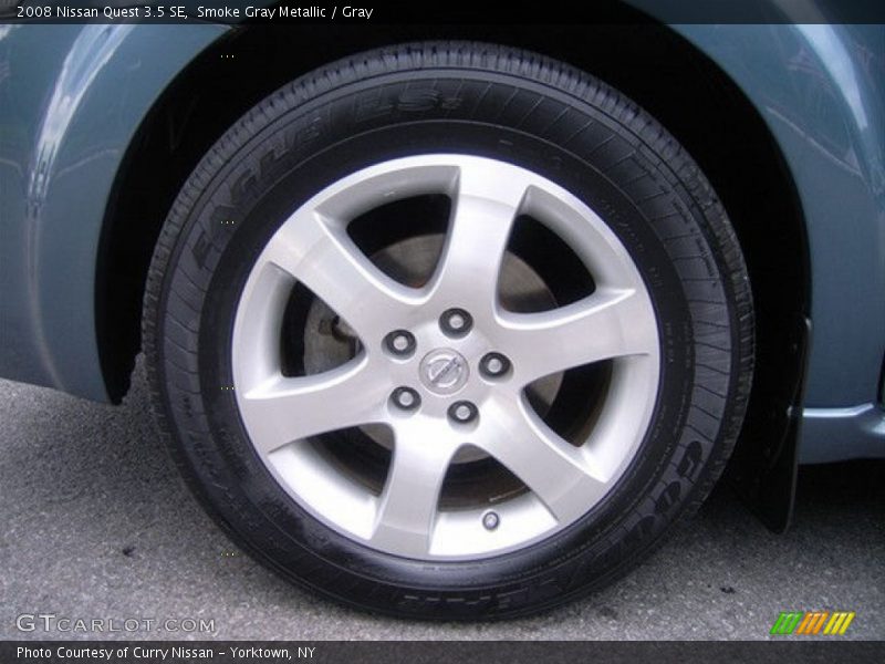 Smoke Gray Metallic / Gray 2008 Nissan Quest 3.5 SE