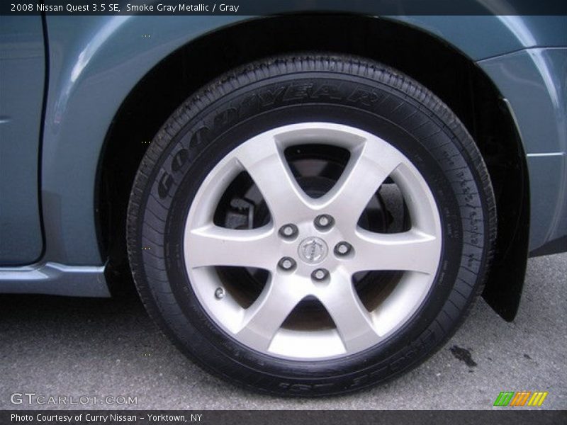 Smoke Gray Metallic / Gray 2008 Nissan Quest 3.5 SE