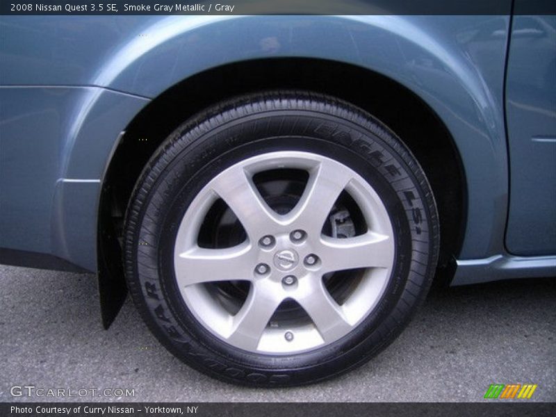 Smoke Gray Metallic / Gray 2008 Nissan Quest 3.5 SE