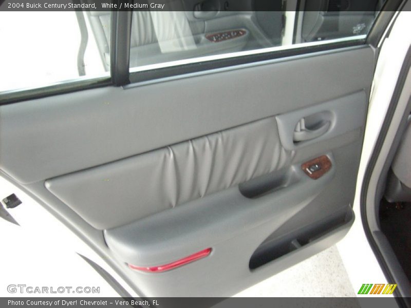 White / Medium Gray 2004 Buick Century Standard