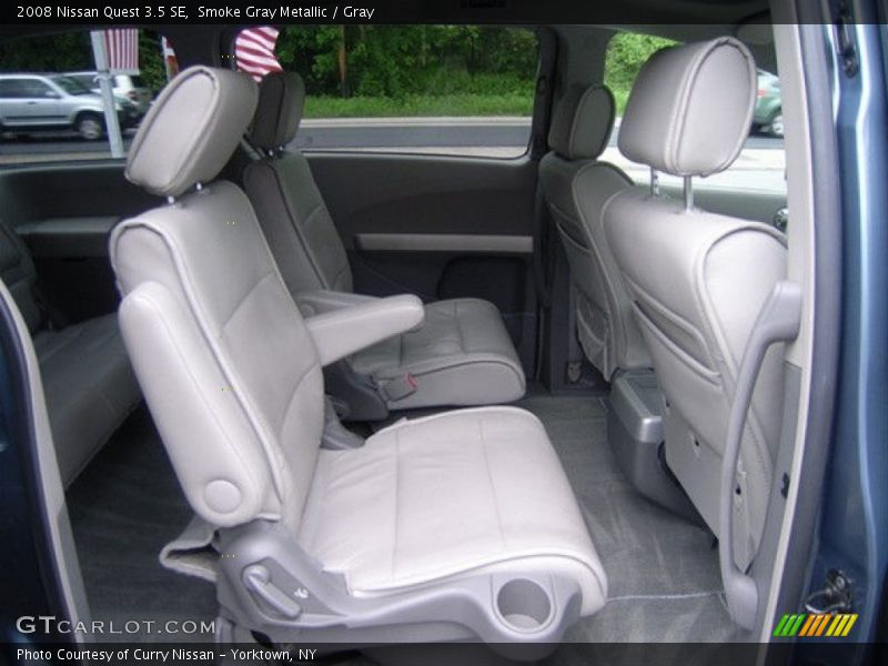 Smoke Gray Metallic / Gray 2008 Nissan Quest 3.5 SE