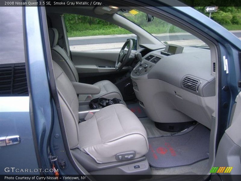 Smoke Gray Metallic / Gray 2008 Nissan Quest 3.5 SE