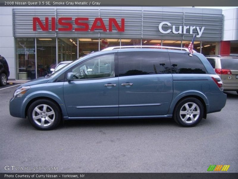 Smoke Gray Metallic / Gray 2008 Nissan Quest 3.5 SE