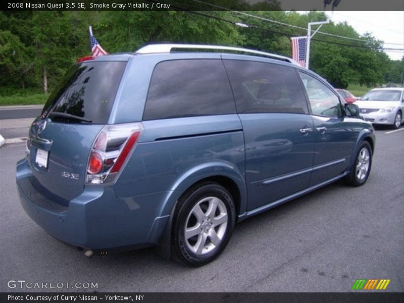 Smoke Gray Metallic / Gray 2008 Nissan Quest 3.5 SE