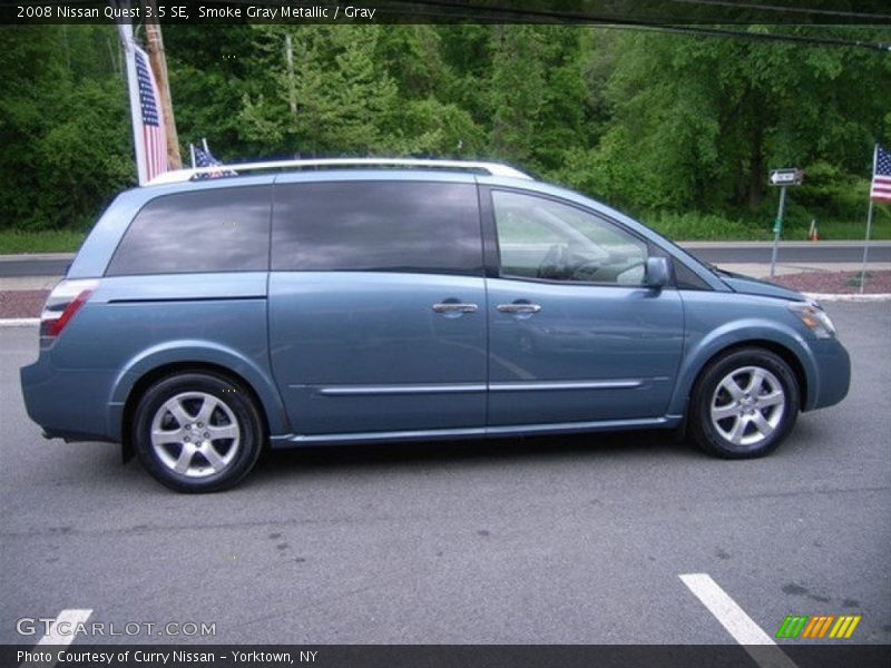 Smoke Gray Metallic / Gray 2008 Nissan Quest 3.5 SE