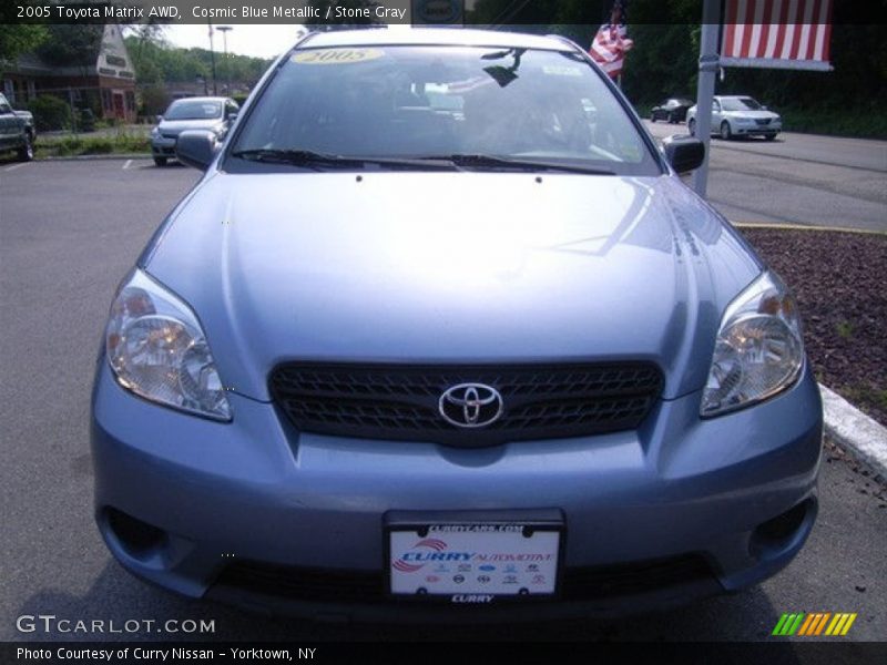 Cosmic Blue Metallic / Stone Gray 2005 Toyota Matrix AWD