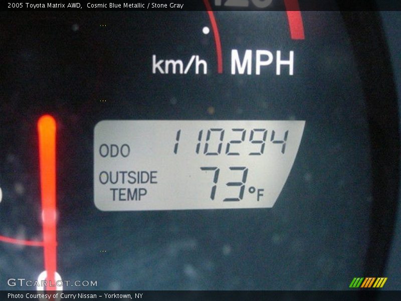 Cosmic Blue Metallic / Stone Gray 2005 Toyota Matrix AWD