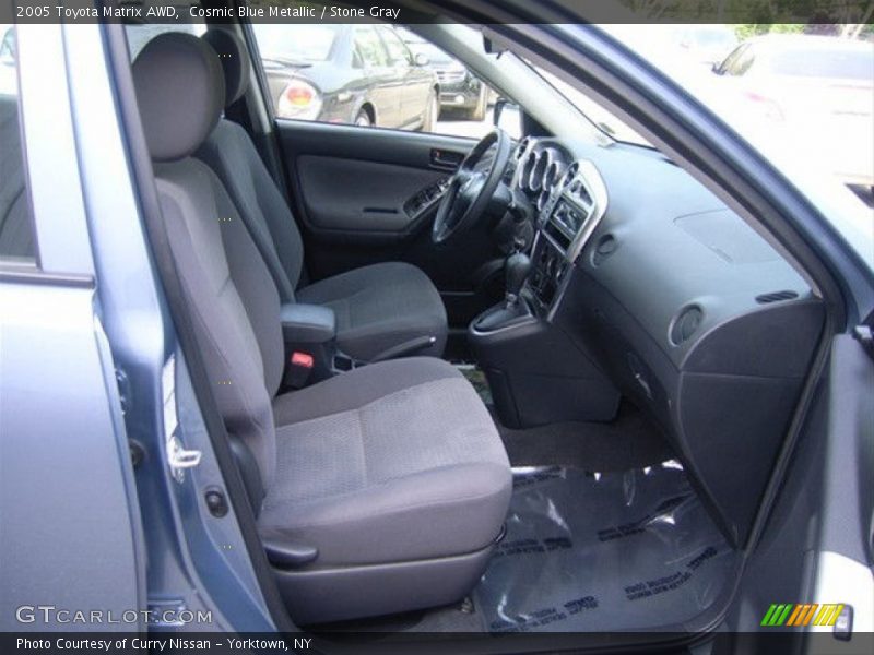 Cosmic Blue Metallic / Stone Gray 2005 Toyota Matrix AWD