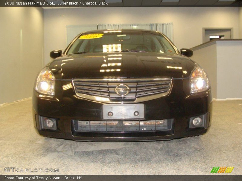 Super Black / Charcoal Black 2008 Nissan Maxima 3.5 SE