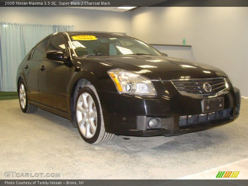 Super Black / Charcoal Black 2008 Nissan Maxima 3.5 SE