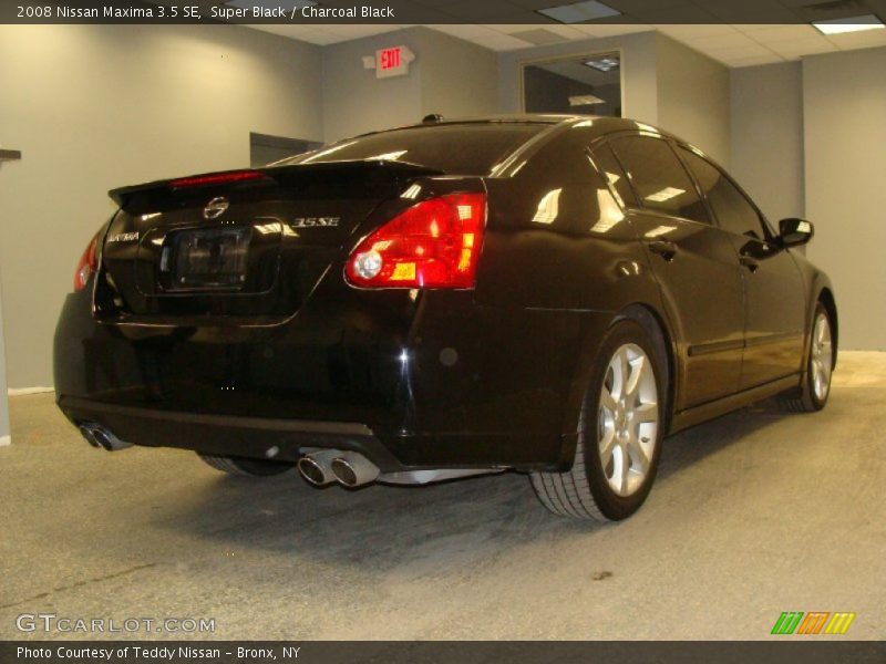 Super Black / Charcoal Black 2008 Nissan Maxima 3.5 SE