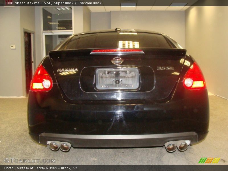 Super Black / Charcoal Black 2008 Nissan Maxima 3.5 SE