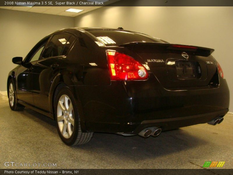 Super Black / Charcoal Black 2008 Nissan Maxima 3.5 SE