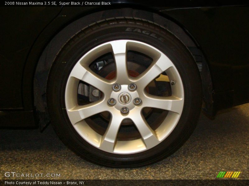 Super Black / Charcoal Black 2008 Nissan Maxima 3.5 SE