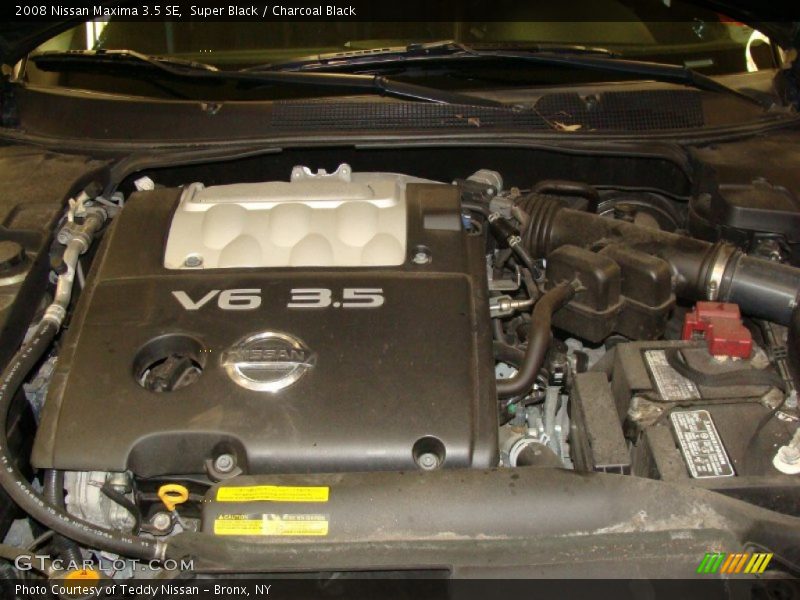 Super Black / Charcoal Black 2008 Nissan Maxima 3.5 SE