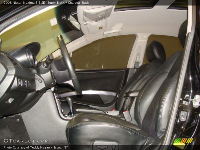 Super Black / Charcoal Black 2008 Nissan Maxima 3.5 SE