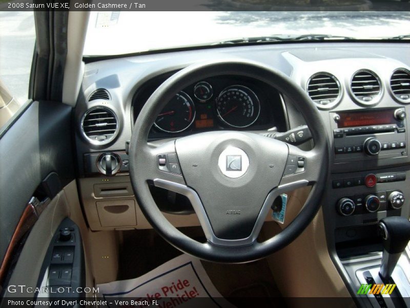 Golden Cashmere / Tan 2008 Saturn VUE XE