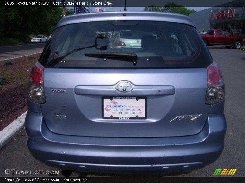 Cosmic Blue Metallic / Stone Gray 2005 Toyota Matrix AWD