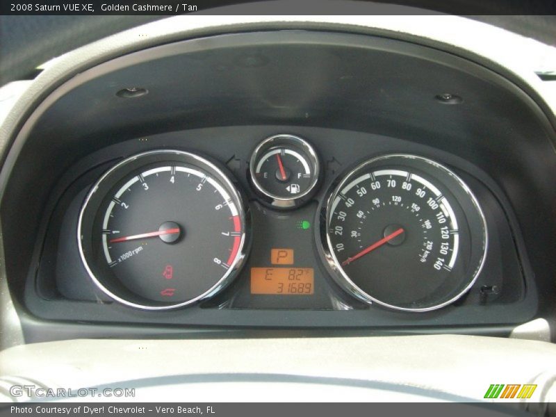 Golden Cashmere / Tan 2008 Saturn VUE XE