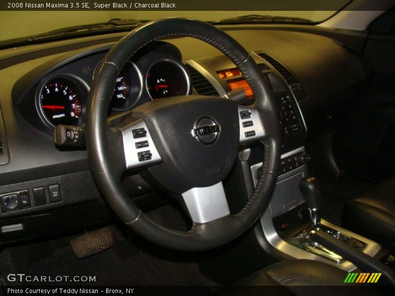 Super Black / Charcoal Black 2008 Nissan Maxima 3.5 SE