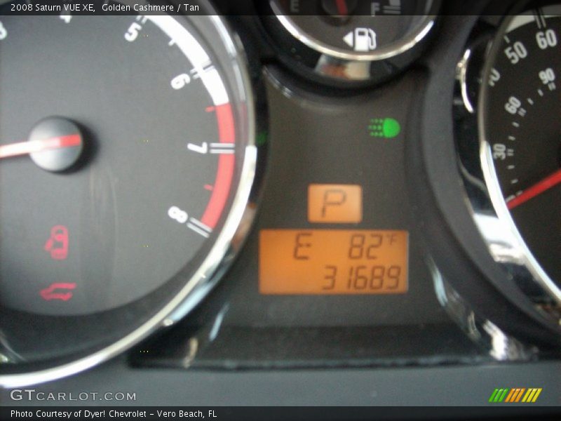Golden Cashmere / Tan 2008 Saturn VUE XE