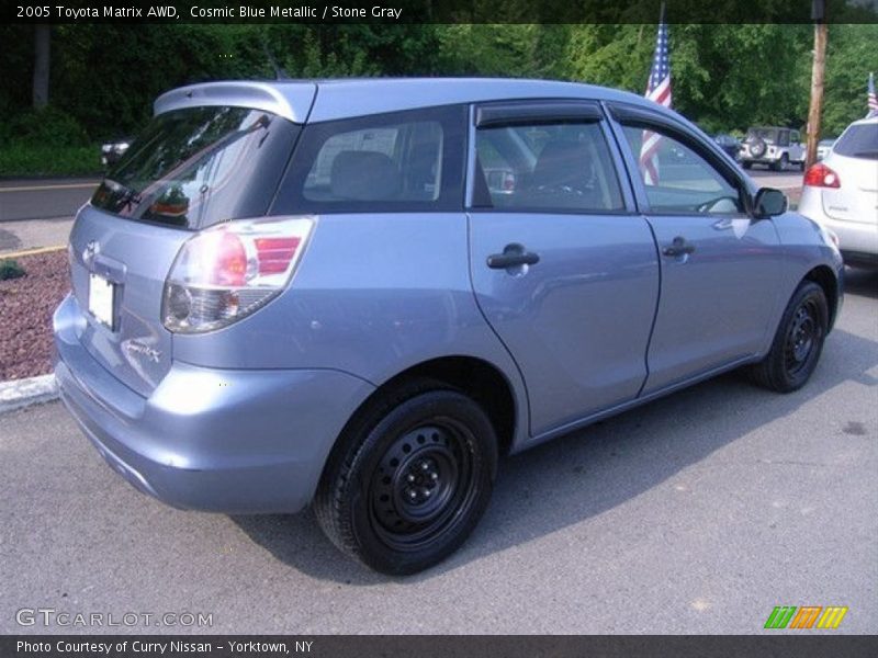 Cosmic Blue Metallic / Stone Gray 2005 Toyota Matrix AWD