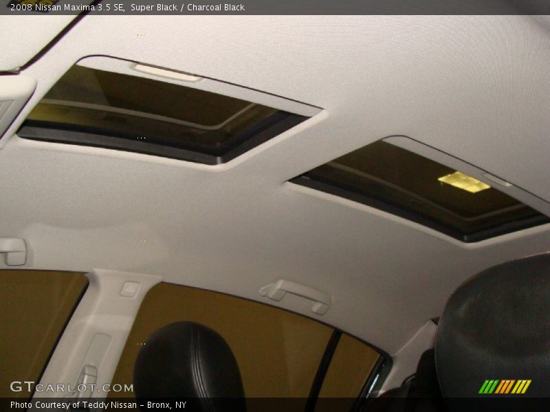 Super Black / Charcoal Black 2008 Nissan Maxima 3.5 SE