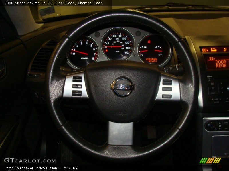 Super Black / Charcoal Black 2008 Nissan Maxima 3.5 SE
