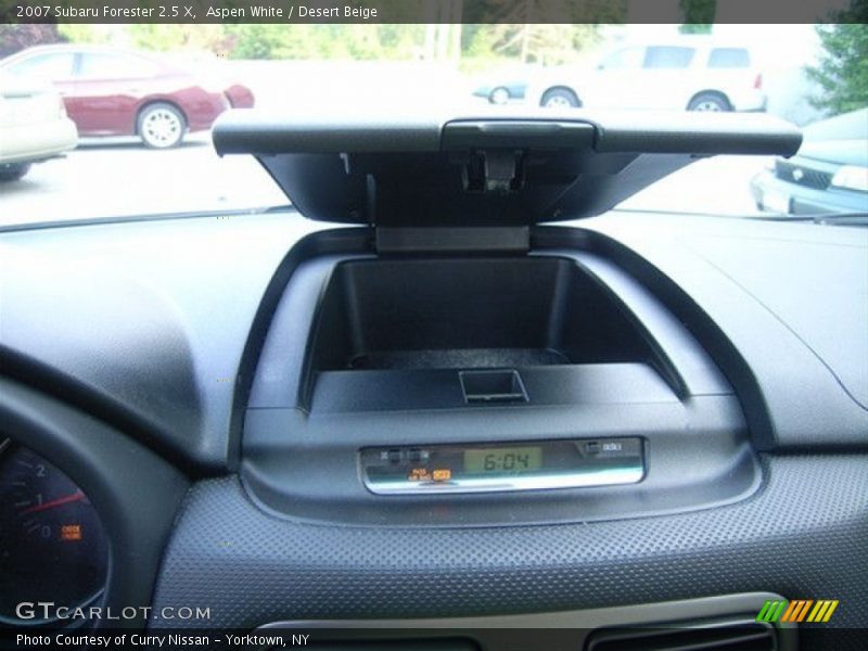 Aspen White / Desert Beige 2007 Subaru Forester 2.5 X