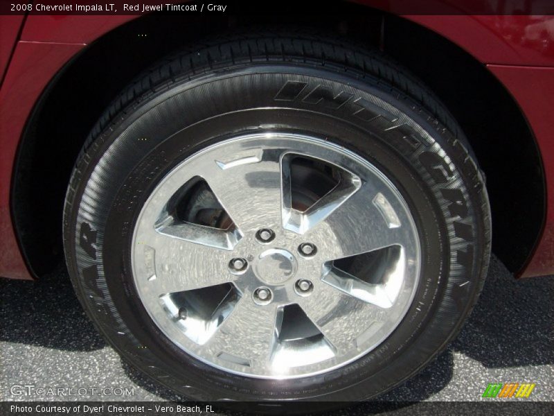 Red Jewel Tintcoat / Gray 2008 Chevrolet Impala LT