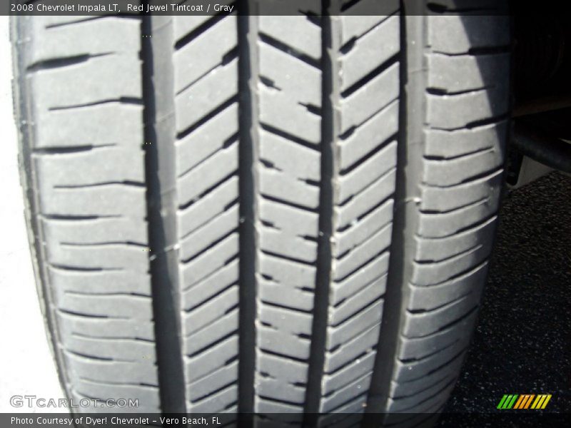 Red Jewel Tintcoat / Gray 2008 Chevrolet Impala LT