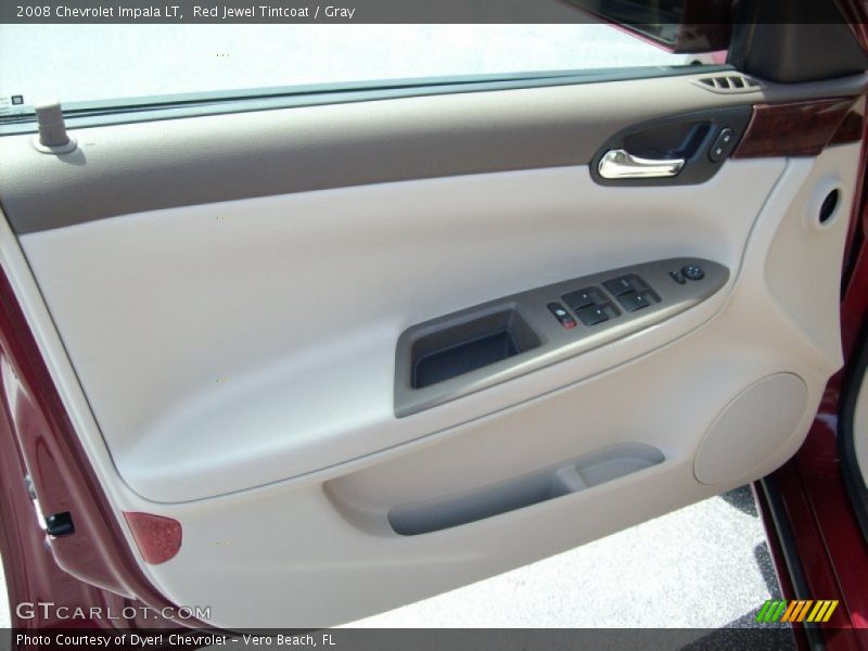 Red Jewel Tintcoat / Gray 2008 Chevrolet Impala LT