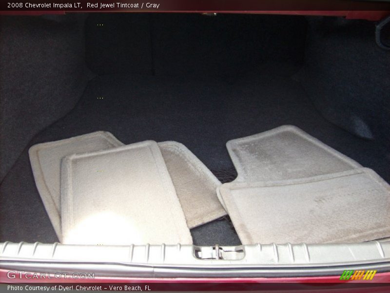 Red Jewel Tintcoat / Gray 2008 Chevrolet Impala LT