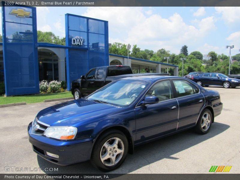 Eternal Blue Pearl / Parchment 2003 Acura TL 3.2