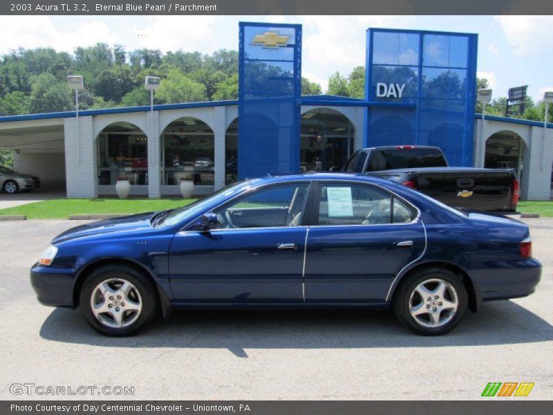 Eternal Blue Pearl / Parchment 2003 Acura TL 3.2