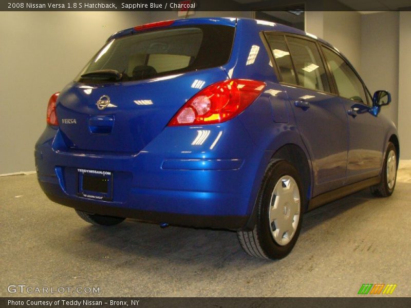 Sapphire Blue / Charcoal 2008 Nissan Versa 1.8 S Hatchback
