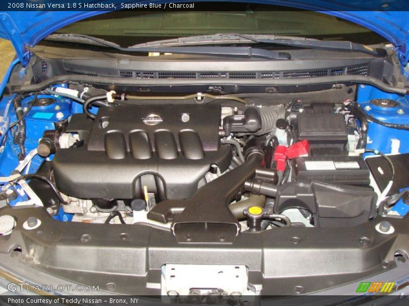 Sapphire Blue / Charcoal 2008 Nissan Versa 1.8 S Hatchback