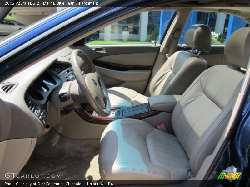 Eternal Blue Pearl / Parchment 2003 Acura TL 3.2