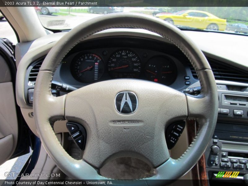 Eternal Blue Pearl / Parchment 2003 Acura TL 3.2
