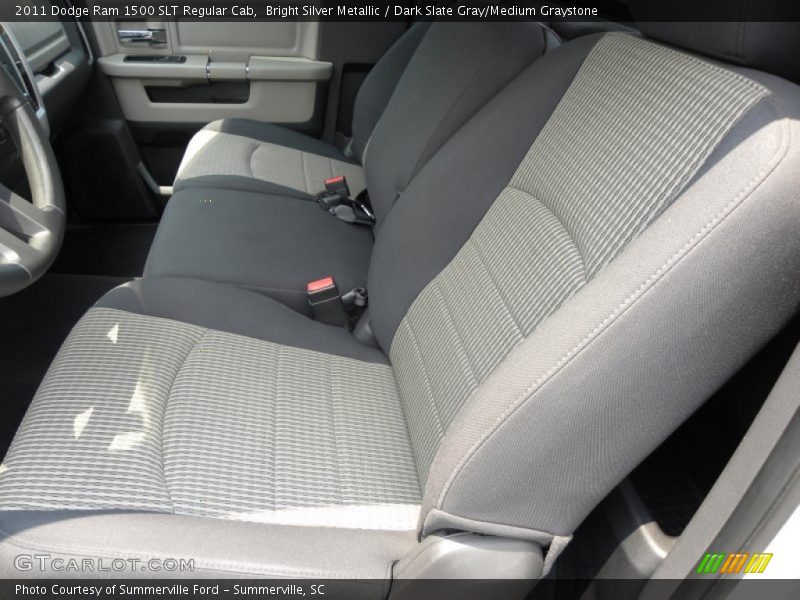 Bright Silver Metallic / Dark Slate Gray/Medium Graystone 2011 Dodge Ram 1500 SLT Regular Cab