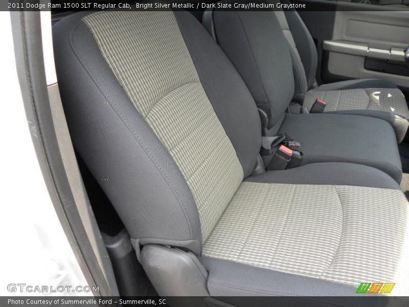 Bright Silver Metallic / Dark Slate Gray/Medium Graystone 2011 Dodge Ram 1500 SLT Regular Cab