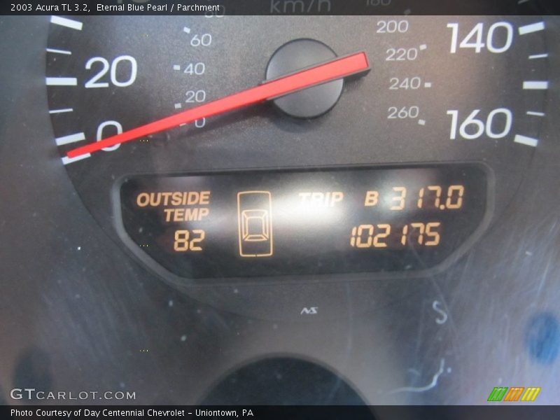 Eternal Blue Pearl / Parchment 2003 Acura TL 3.2
