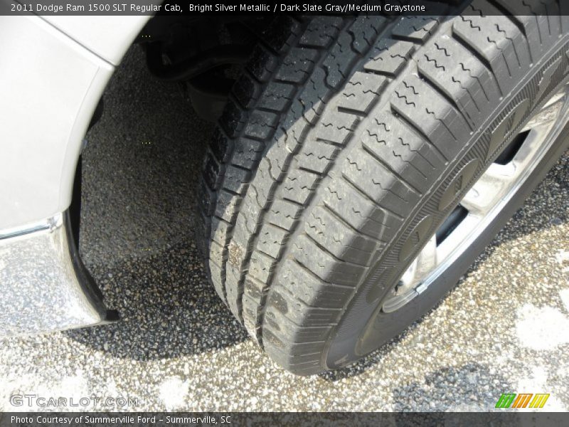 Bright Silver Metallic / Dark Slate Gray/Medium Graystone 2011 Dodge Ram 1500 SLT Regular Cab
