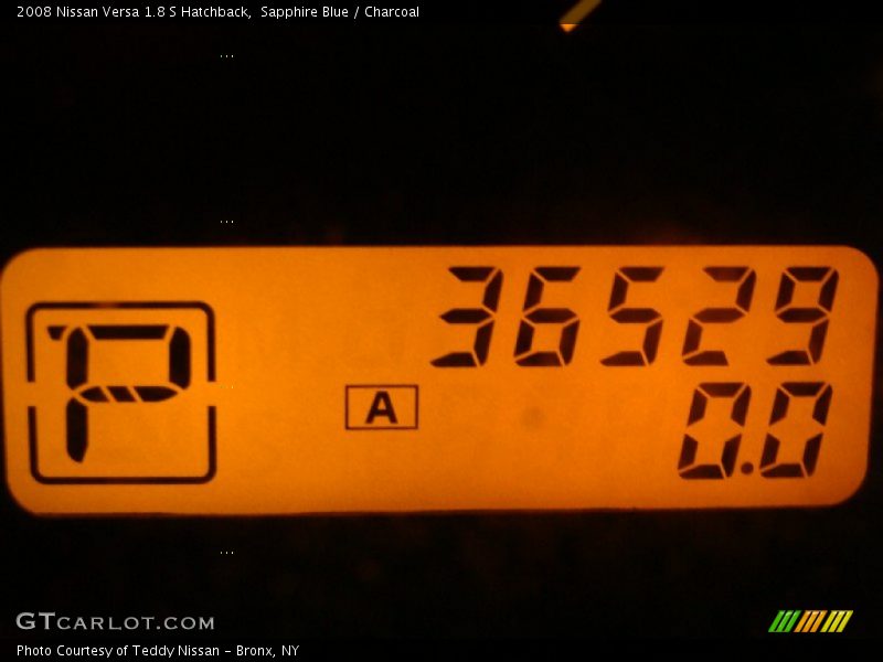 Sapphire Blue / Charcoal 2008 Nissan Versa 1.8 S Hatchback