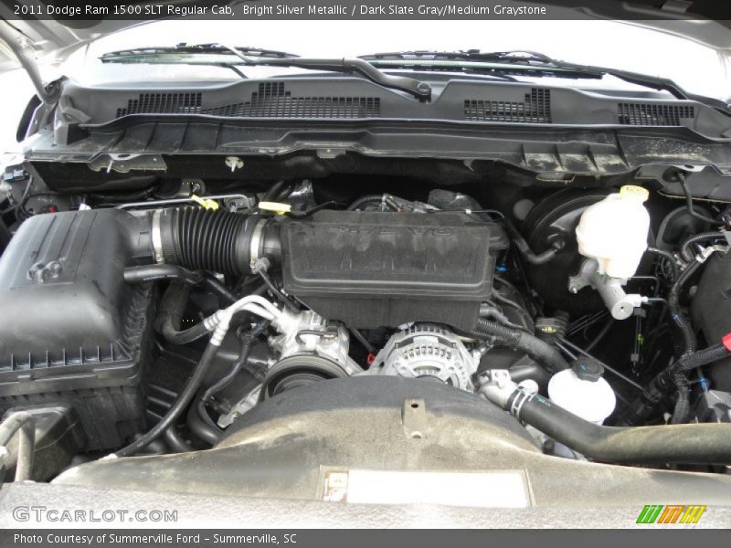 Bright Silver Metallic / Dark Slate Gray/Medium Graystone 2011 Dodge Ram 1500 SLT Regular Cab