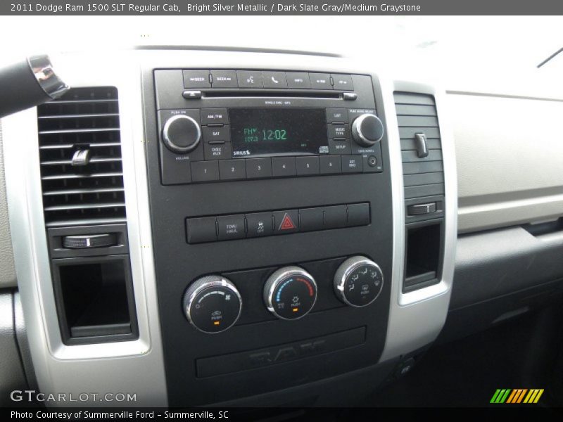 Bright Silver Metallic / Dark Slate Gray/Medium Graystone 2011 Dodge Ram 1500 SLT Regular Cab